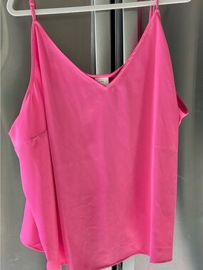 a new day Hot Pink V-Neck Spaghetti Strap Camisole